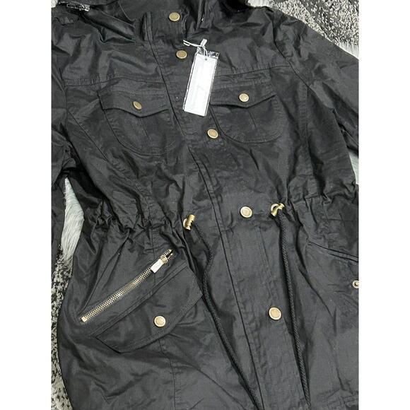 Made By Johnny Womens Pop Of Color Anorak‎ Parka Jacket Size XL - Picture 9 of 9